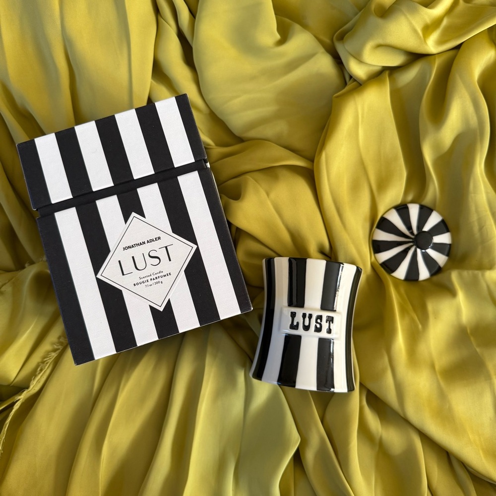 Jonathan Adler Vice Lust Scented Candle Used with Box (discontinued)